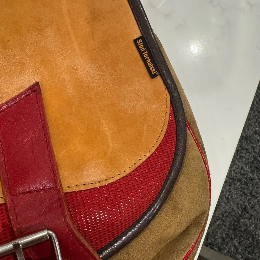Ston Torbalski Multi-Tone Leather Crossbody Bag